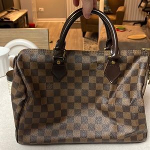 Louis Vuitton Speedy 35 Brown Damier Ébène